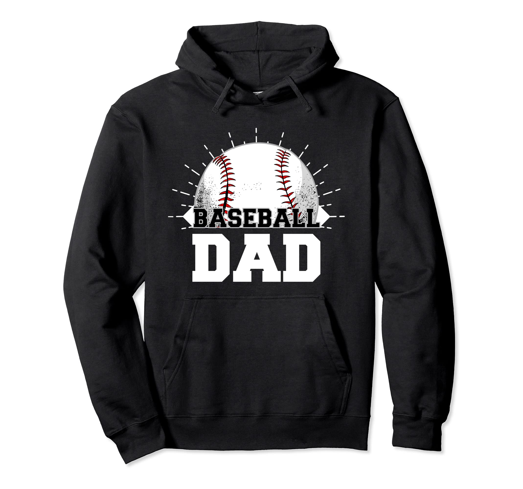 Game Day Baseball Dad Hoodie - Custom Art Print for Adults - T-Shirt, Sweatshirt, Hoodie