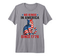No Kings America Since 1776 Distressed T-Shirt - Fun Novelty Design Unisex - T-Shirt, Sweatshirt, Hoodie