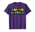 Gamer Super Brother Funny T-Shirt - Minimalist Print Unisex - T-Shirt, Sweatshirt, Hoodie