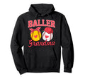 Softball Baseball Player Lover Grandma Hoodie - Trendy Graphic Unisex - T-Shirt, Sweatshirt, Hoodie