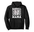 Baseball Mama Coquette Bow Game Day Funny Hoodie - Custom Art Print Unisex - T-Shirt, Sweatshirt, Hoodie