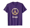 Peace Sign Hippie Imagine 60S 70S T-Shirt - Trendy Graphic Unisex - T-Shirt, Sweatshirt, Hoodie