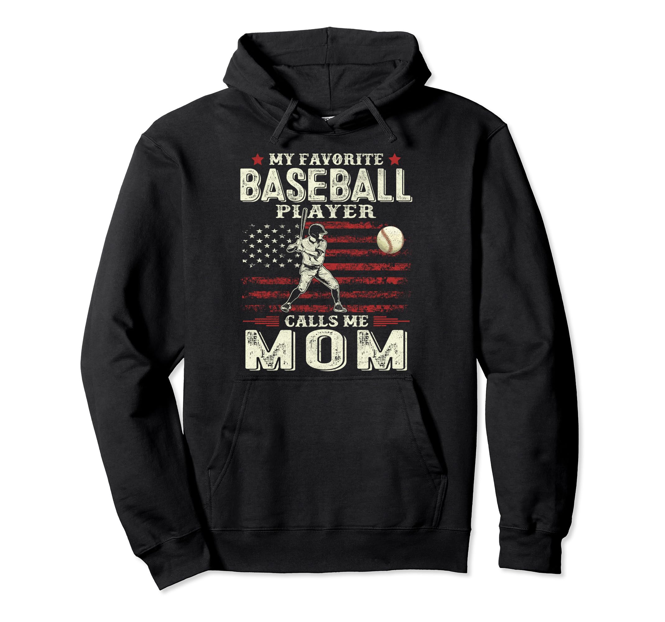 My Favorite Baseball Player Calls Me Hoodie - Minimalist Print for Adults - T-Shirt, Sweatshirt, Hoodie