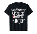 My Favorite Baseball Player Calls Me Juju T-Shirt - Trendy Graphic Unisex - T-Shirt, Sweatshirt, Hoodie