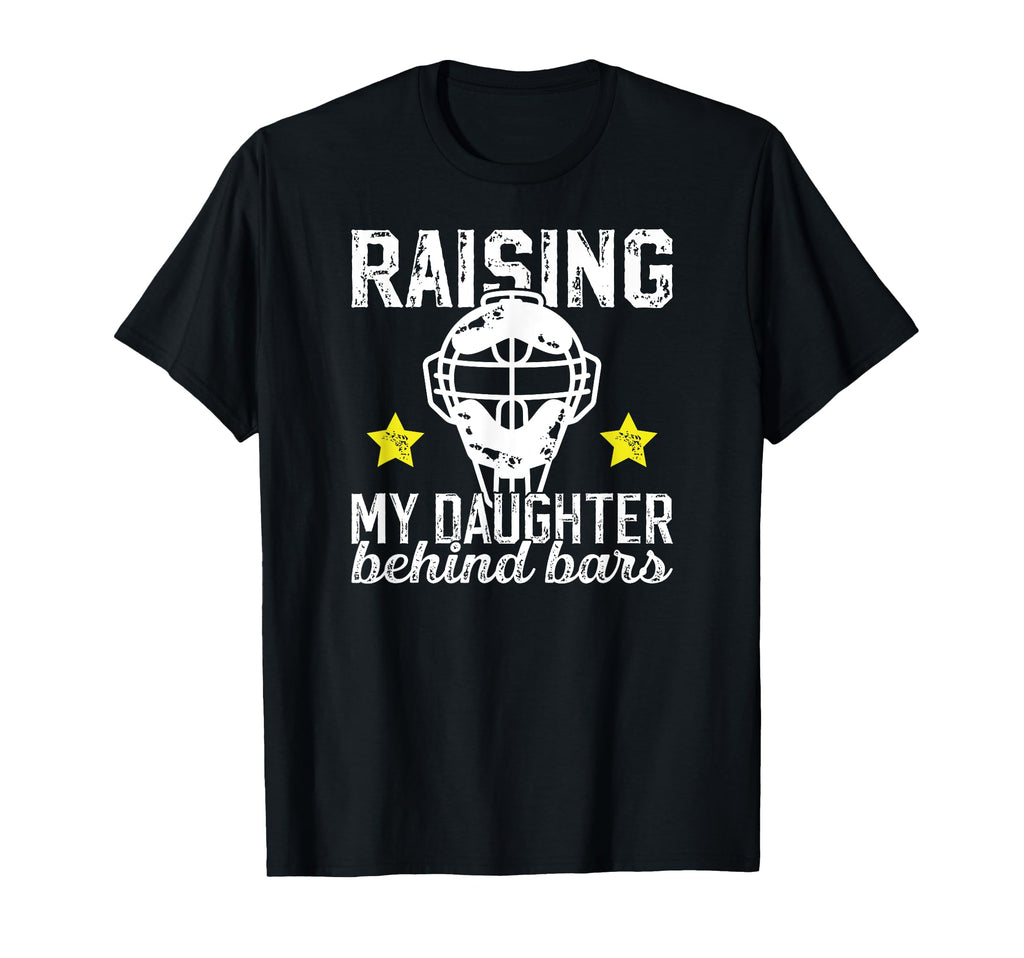 Softball Catcher Dad Funny Dad Softball T-Shirt - Graphic Print Men Women - T-Shirt, Sweatshirt, Hoodie