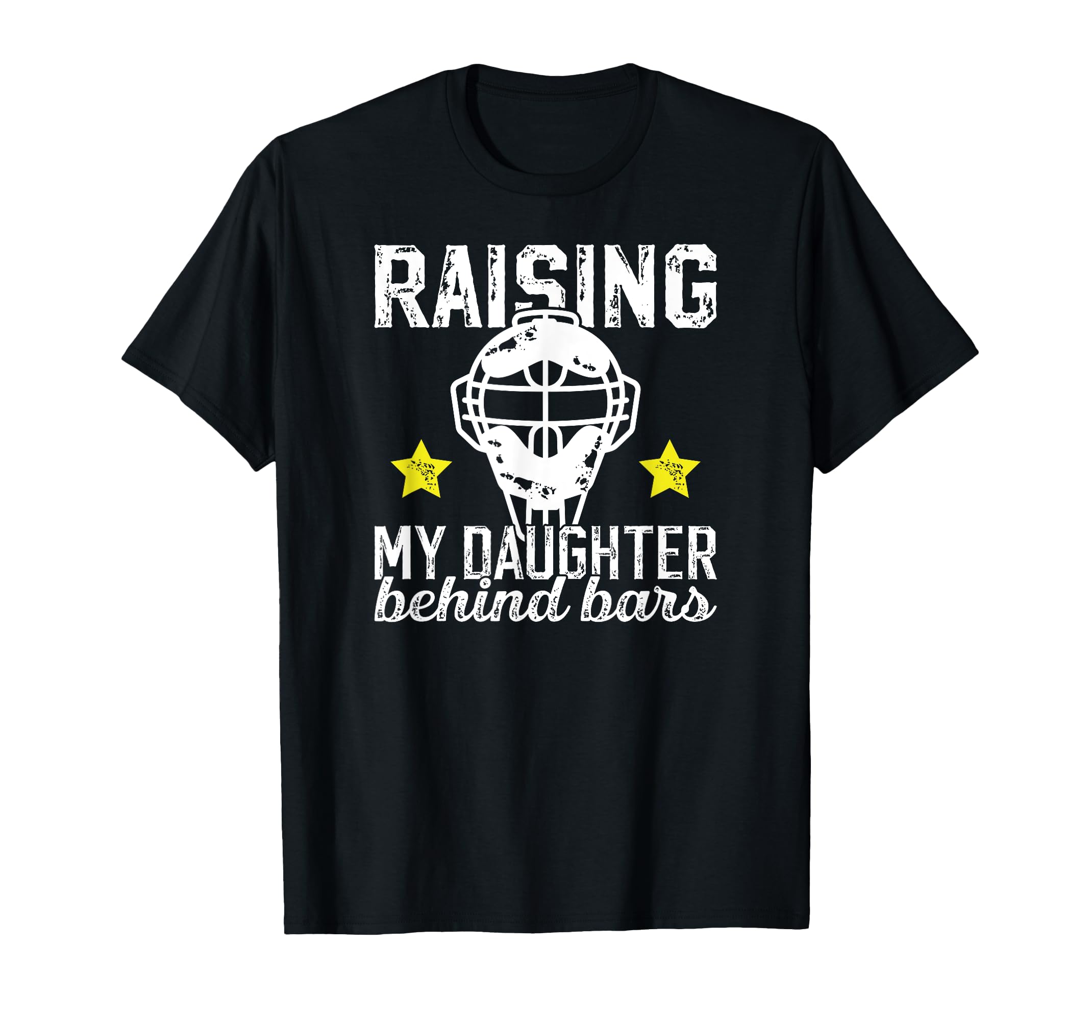 Softball Catcher Dad Funny Dad Softball T-Shirt - Graphic Print Men Women - T-Shirt, Sweatshirt, Hoodie