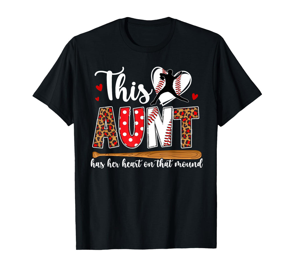 Proud Baseball Pitcher Aunt Baseball T-Shirt - Unique Graphic for Adults - T-Shirt, Sweatshirt, Hoodie
