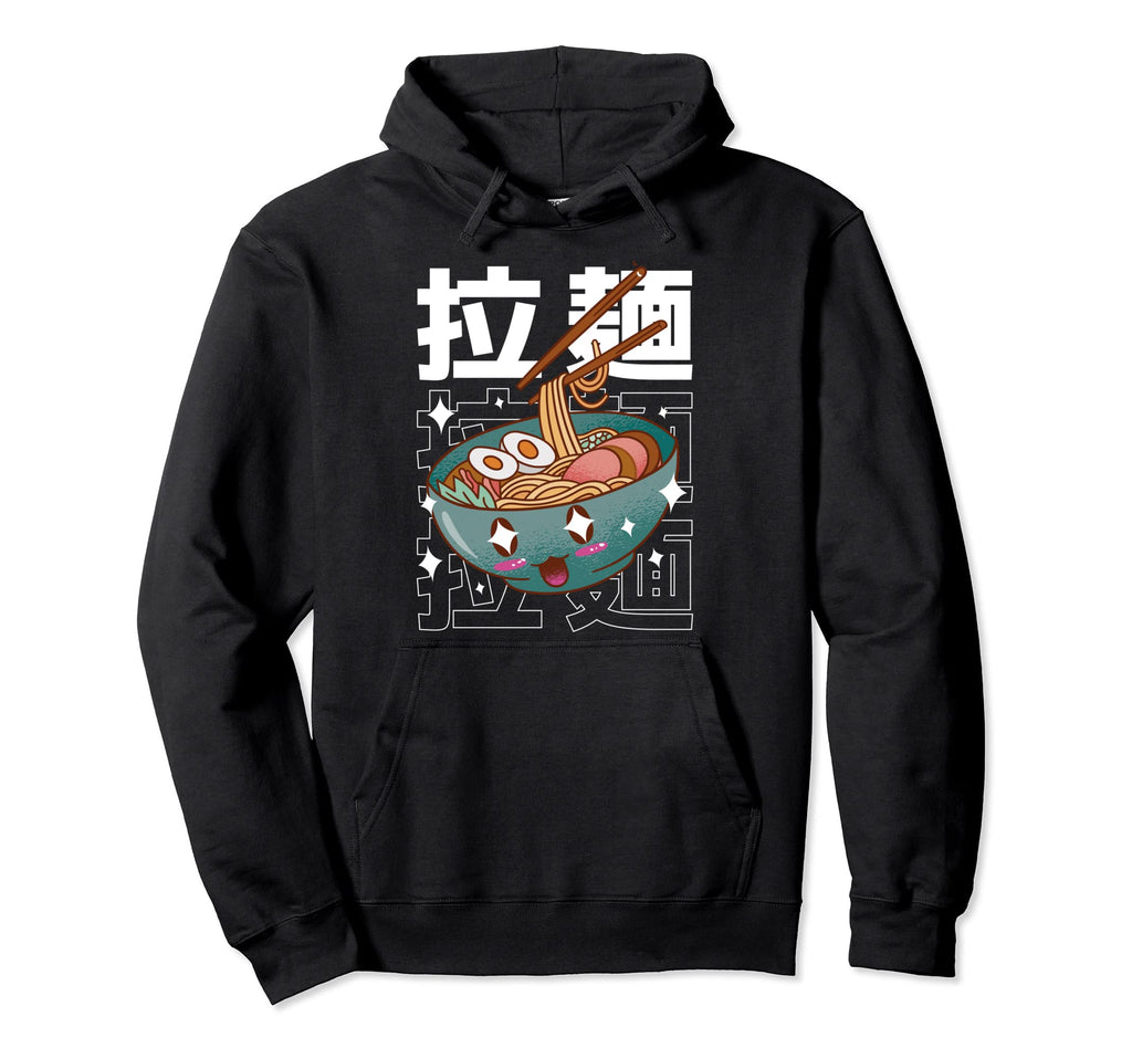 Japanese Anime Ramen Bowl 90S Aesthetic Hoodie - Aesthetic Graphic Unisex - T-Shirt, Sweatshirt, Hoodie
