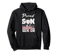 Proud Son Baseball Senior 2026 Graduation Hoodie - Custom Art Print Unisex - T-Shirt, Sweatshirt, Hoodie