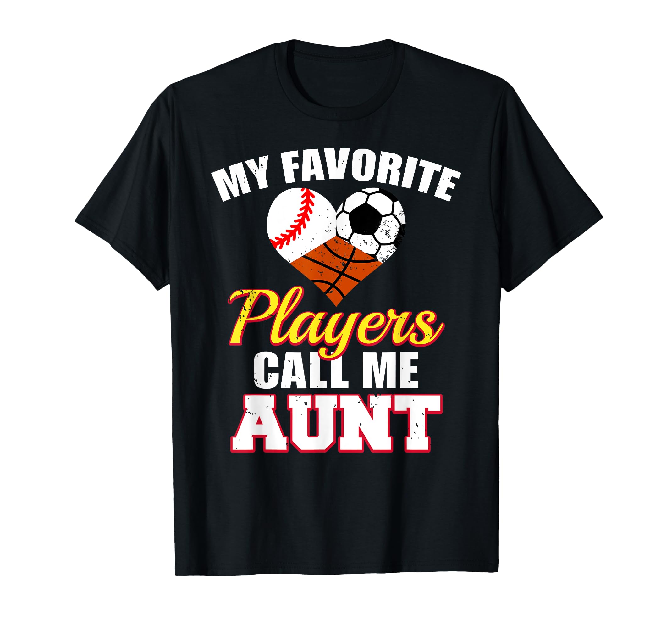 My Favorite Baseball Soccer Basketball T-Shirt - Unique Graphic Men Women - T-Shirt, Sweatshirt, Hoodie