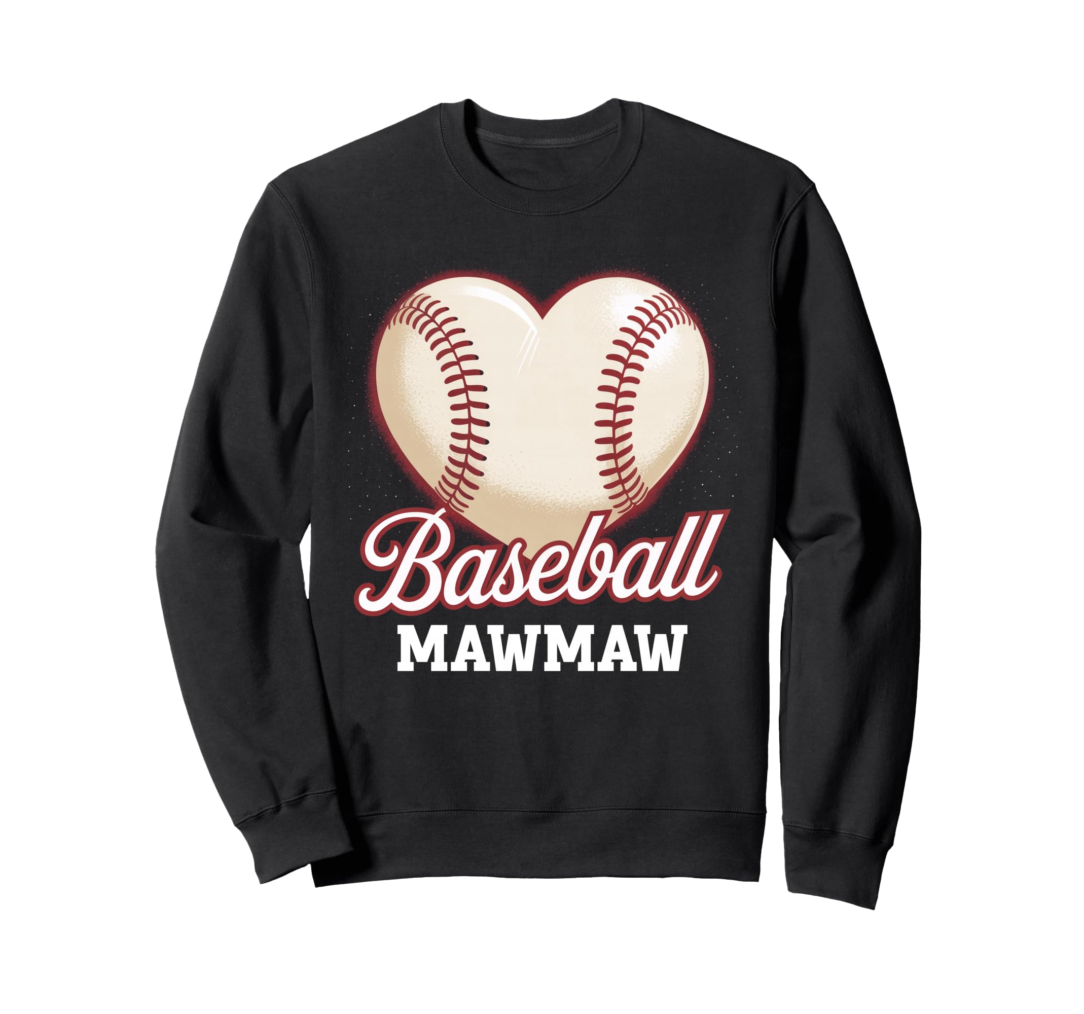 Heart Baseball Mawmaw Mothers Day Sweatshirt - Custom Art Print Unisex - T-Shirt, Sweatshirt, Hoodie