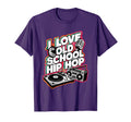 I Love Old School Hip Hop Urban Rap T-Shirt - Streetwear Style for Adults - T-Shirt, Sweatshirt, Hoodie