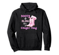 Boots Bling Its Cowgirl Thing Howdy Hoodie - Novelty Apparel for Adults - T-Shirt, Sweatshirt, Hoodie