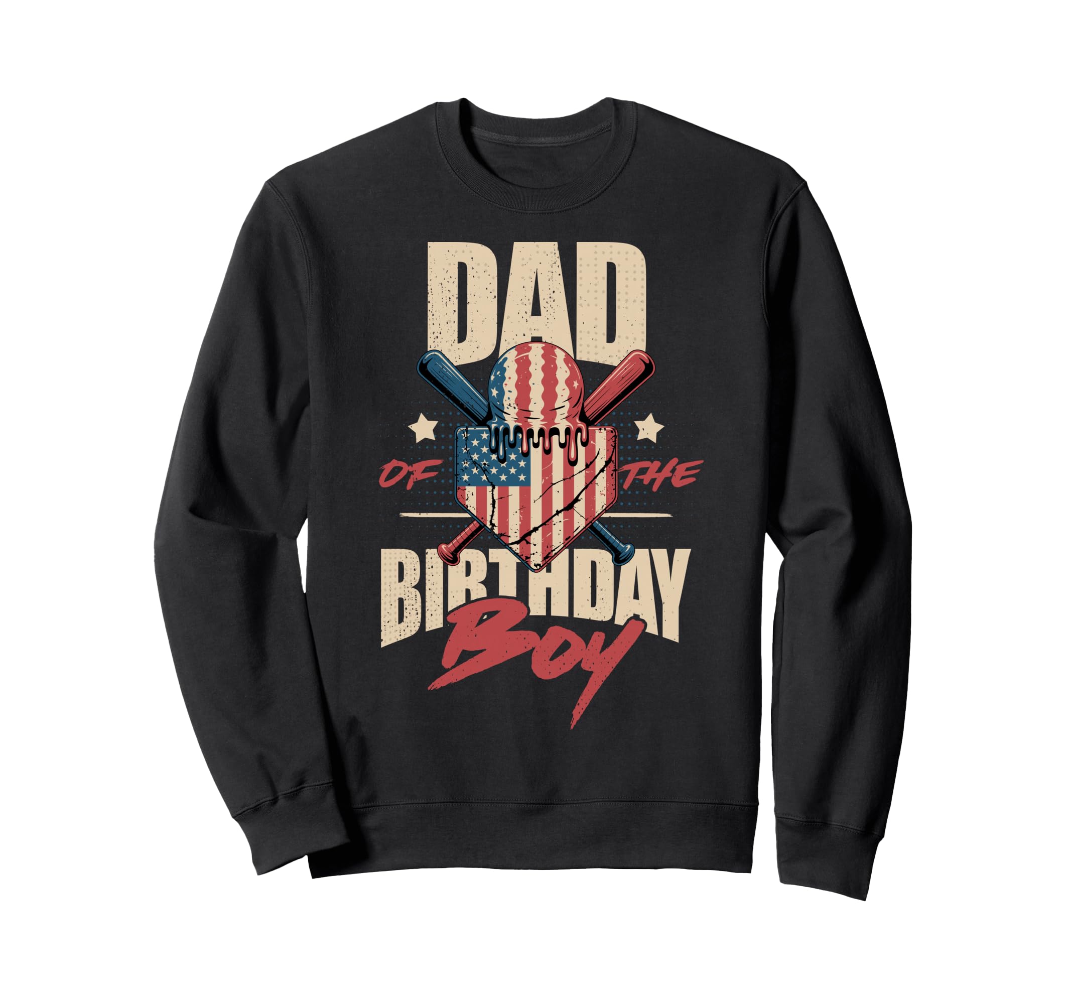 Dad Birthday Matching Baseball Sweatshirt - Casual Everyday Wear Men Women - T-Shirt, Sweatshirt, Hoodie