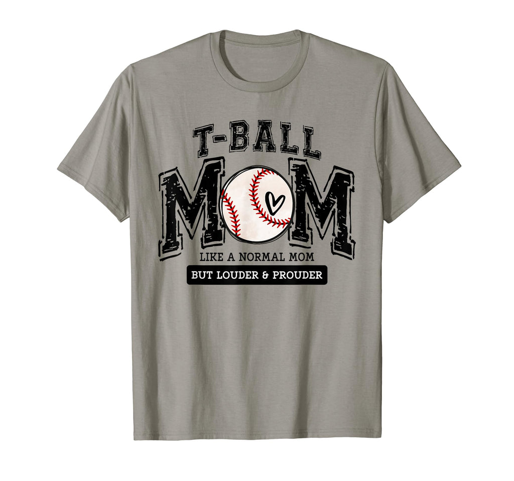 T Ball Mom Ball Mama Matching T-Shirt - Aesthetic Graphic for Adults - T-Shirt, Sweatshirt, Hoodie