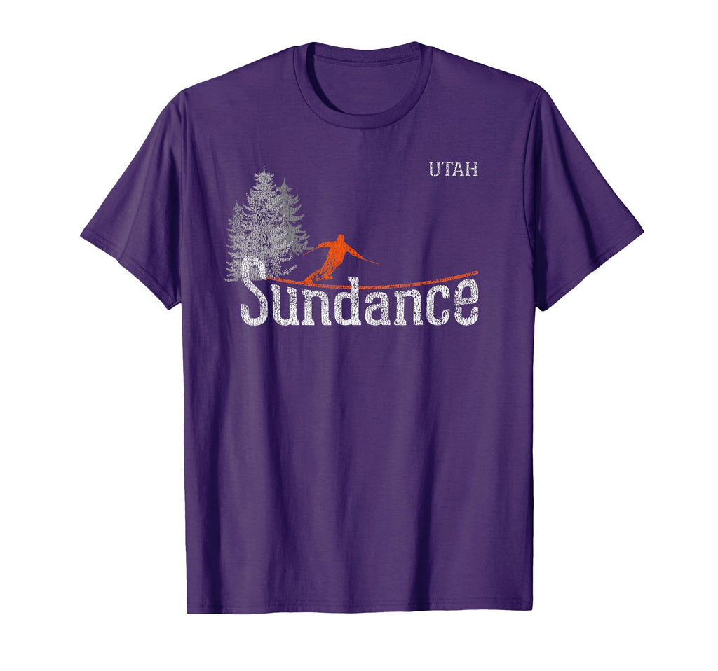 1980S Sundance Utah Skiing T-Shirt - Fun Novelty Design Unisex - T-Shirt, Sweatshirt, Hoodie