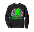 Distressed Hockey Mom Sweatshirt - Graphic Print Men Women - T-Shirt, Sweatshirt, Hoodie