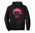90S Vaporwave Aesthetic Palm Trees Hoodie - Fun Novelty Design for Adults - T-Shirt, Sweatshirt, Hoodie