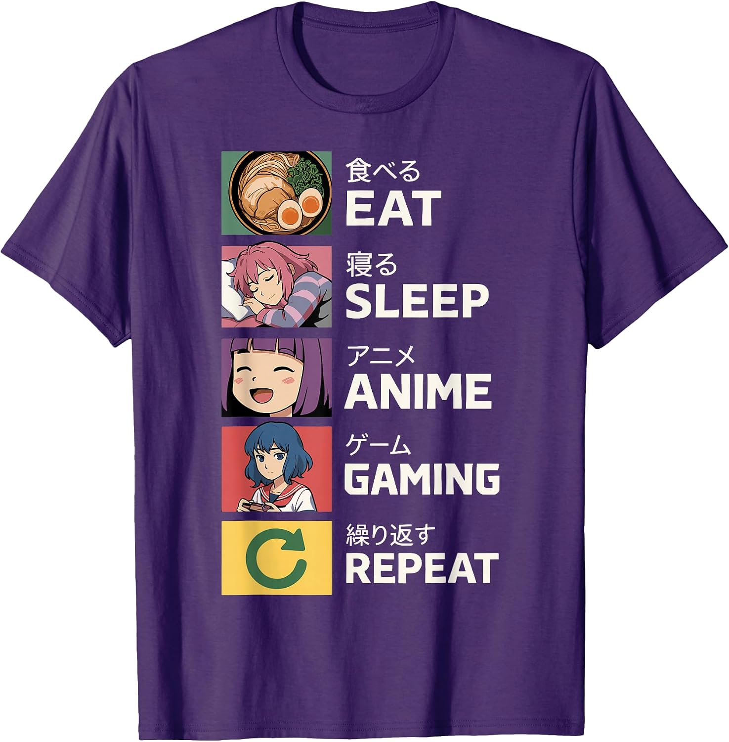 Anime Gamer Otaku Video games manga - Adult & Kids T-Shirts, Sweatshirts & Hoodies apparel design preview 1