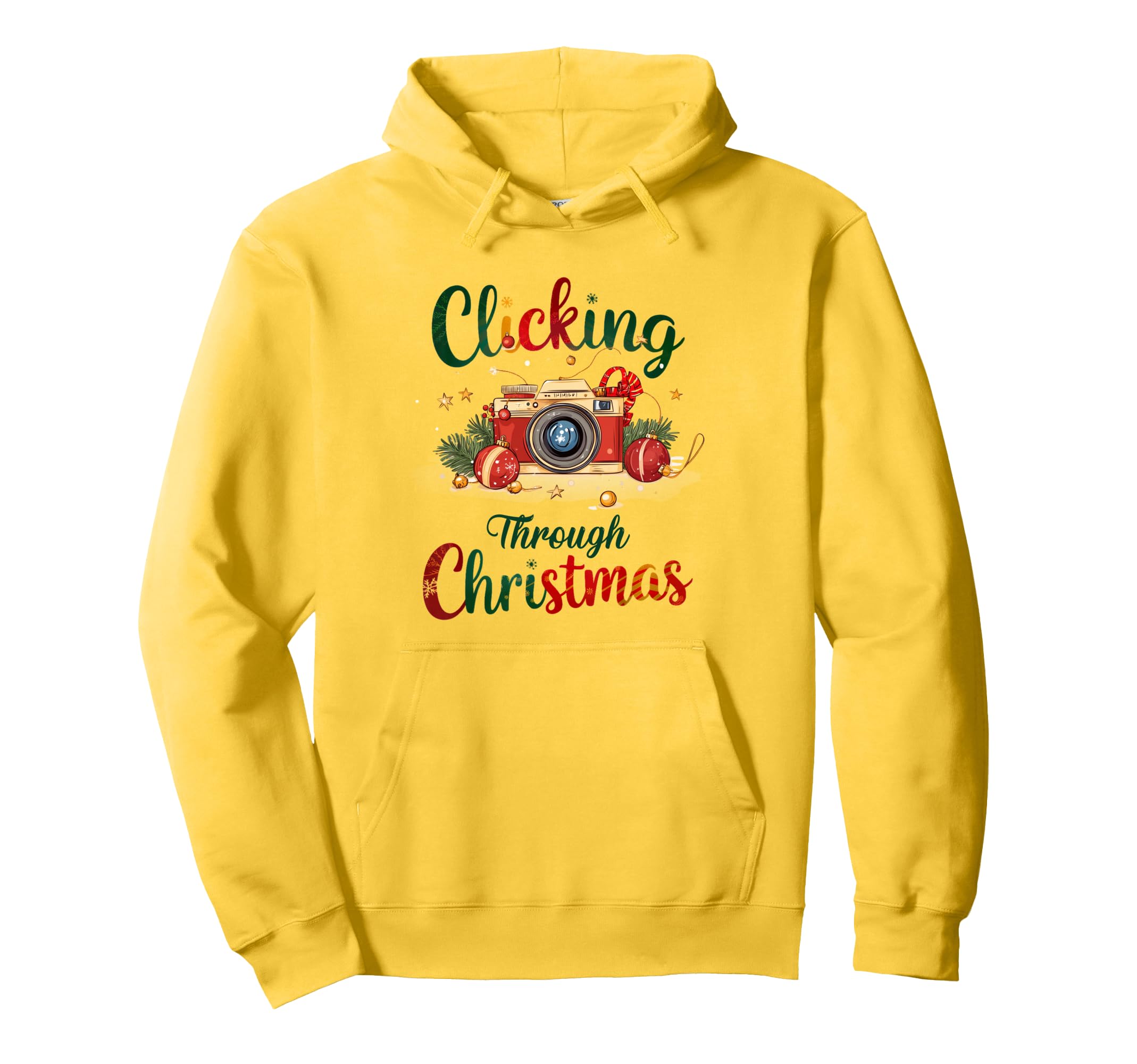 Snapping Holiday Memories Camera Hoodie - Custom Art Print Men Women - T-Shirt, Sweatshirt, Hoodie