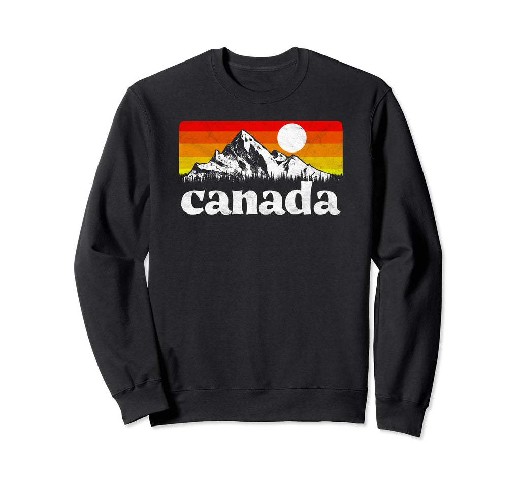 Canada Distressed Sweatshirt - Trendy Graphic Men Women - T-Shirt, Sweatshirt, Hoodie