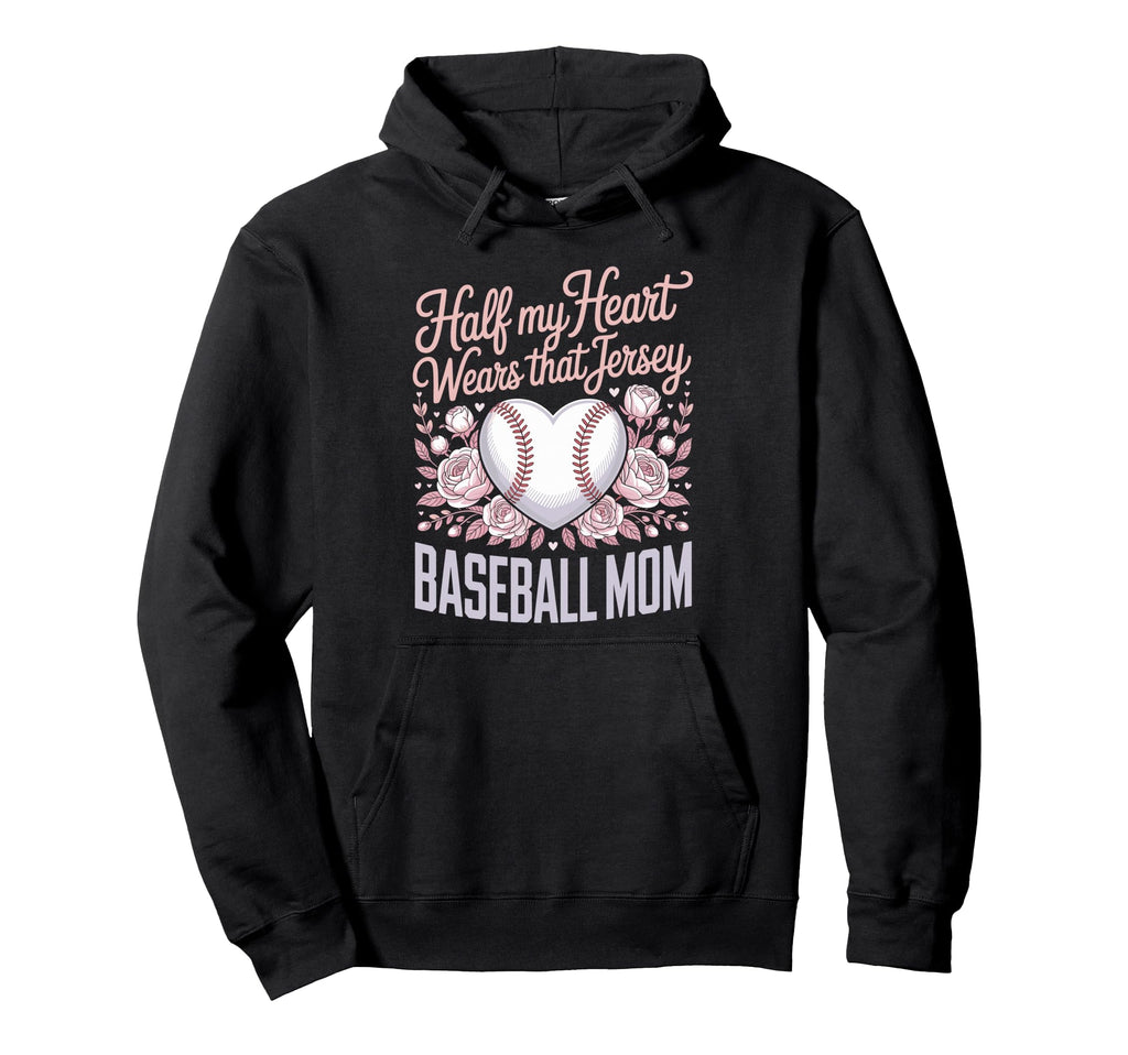 Half My Heart Wears That Jersey Hoodie - Aesthetic Graphic for Adults - T-Shirt, Sweatshirt, Hoodie