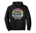 Old School Hip Hop Cassette Tape Sunset Hoodie - Unique Graphic Unisex - T-Shirt, Sweatshirt, Hoodie