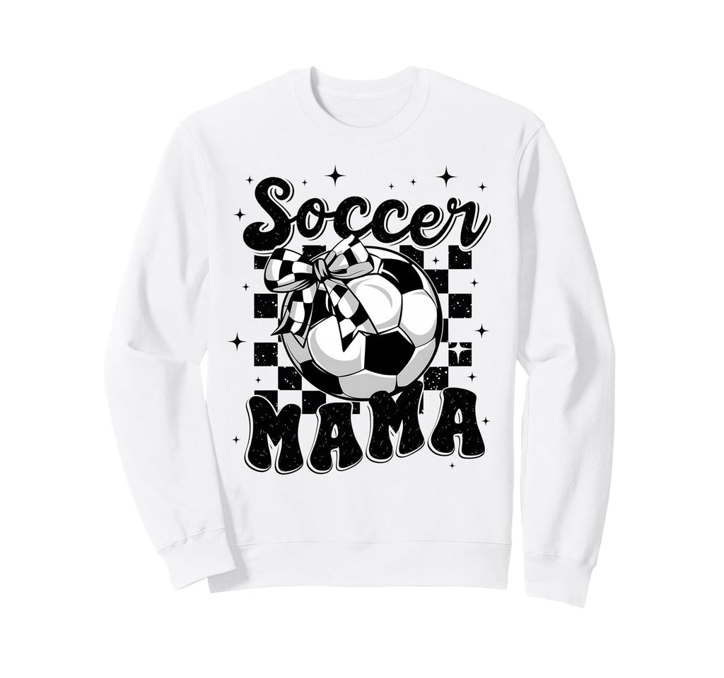 Soccer Mama Mother Mommy Preppy Sweatshirt - Custom Art Print Unisex - T-Shirt, Sweatshirt, Hoodie