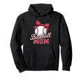 American Baseball Mom Mama Hoodie - Fun Novelty Design Unisex - T-Shirt, Sweatshirt, Hoodie