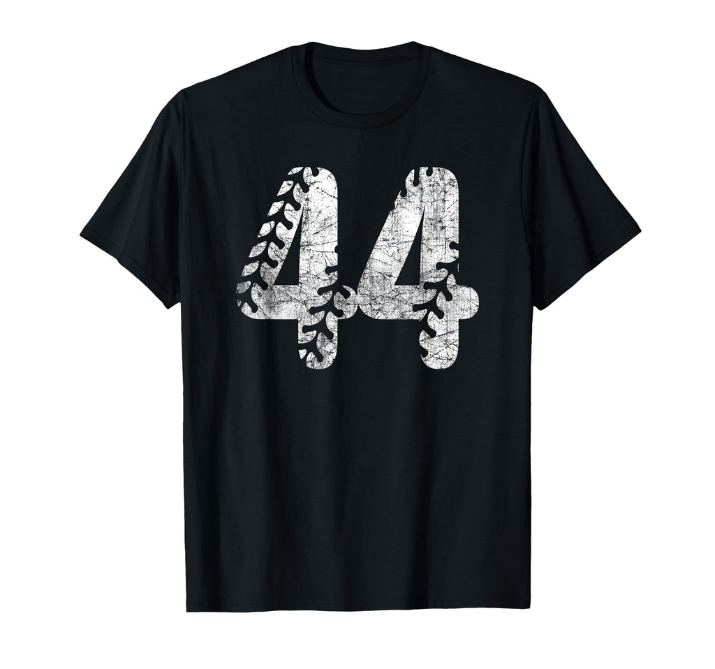 Baseball Softball Mom 44 Number 44 T-Shirt - Aesthetic Graphic Unisex - T-Shirt, Sweatshirt, Hoodie
