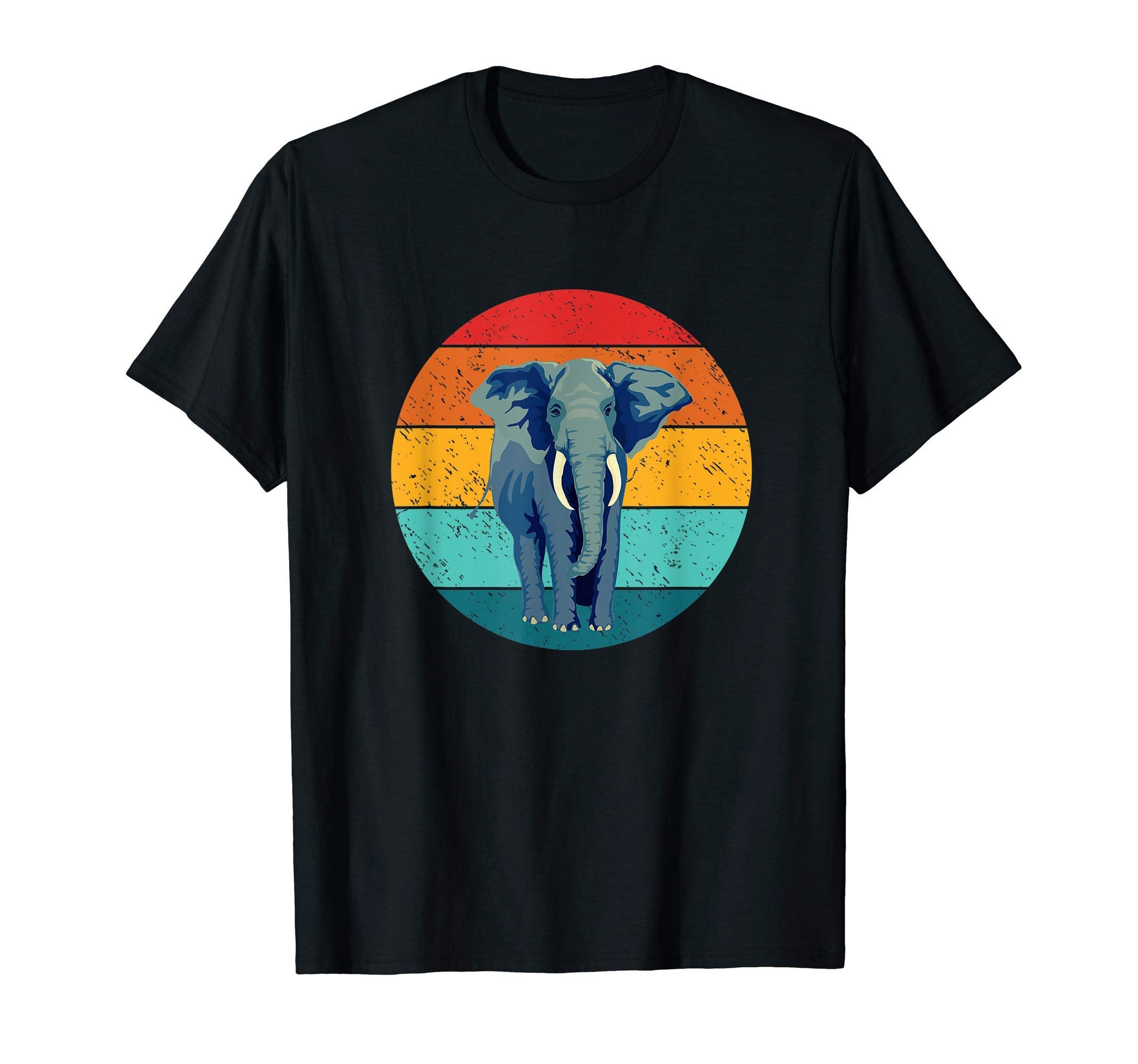 Elephant Sunset Gift T-Shirt - Minimalist Print Unisex - T-Shirt, Sweatshirt, Hoodie