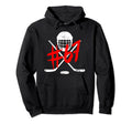 Hockey 67 Jersey Number Hoodie - Novelty Apparel Unisex - T-Shirt, Sweatshirt, Hoodie
