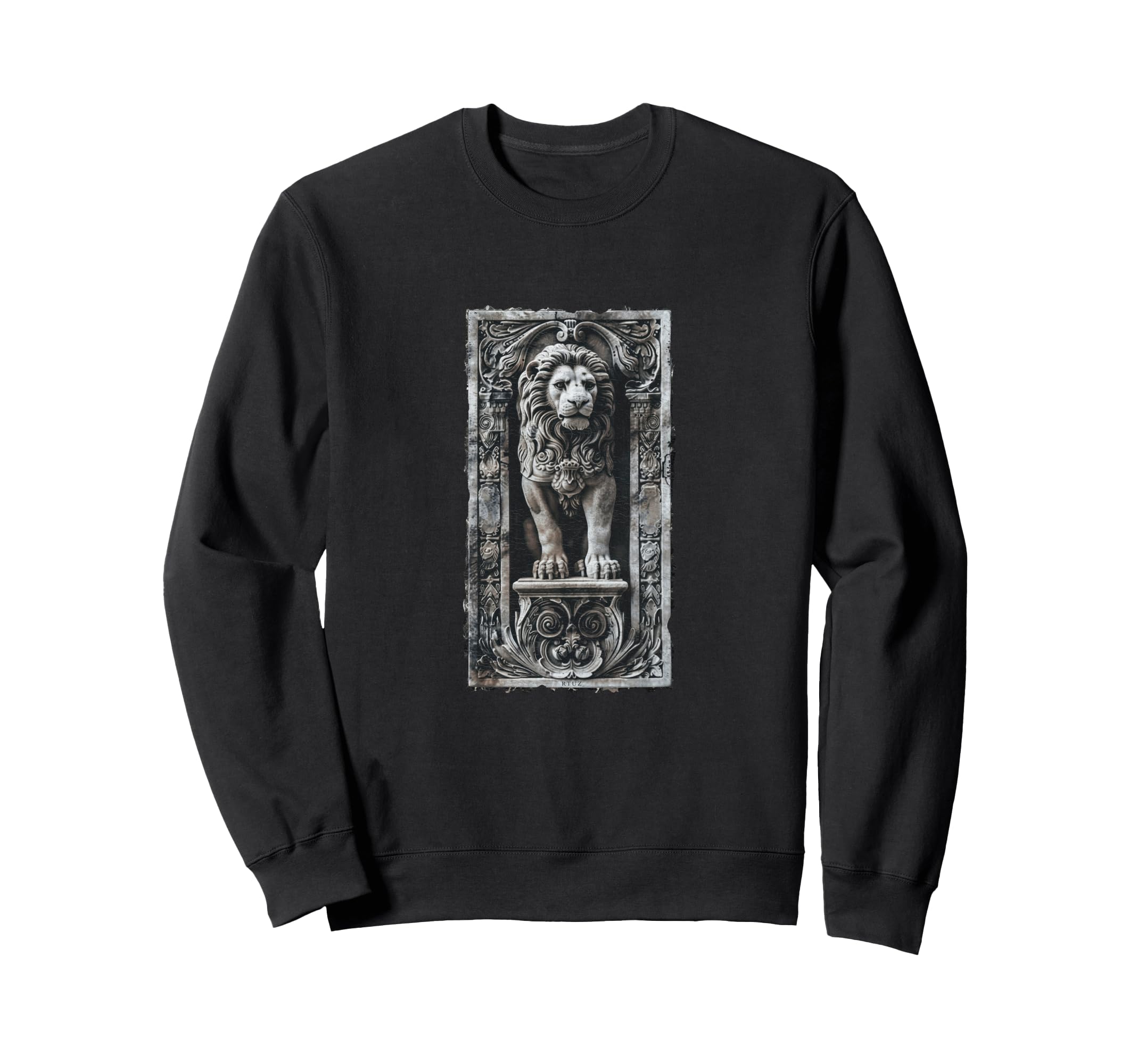 Aesthetic Streetwear Lion Sweatshirt - Minimalist Print Men Women - T-Shirt, Sweatshirt, Hoodie