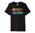 North Dakota Distressed Sun T-Shirt - Graphic Print for Adults - T-Shirt, Sweatshirt, Hoodie
