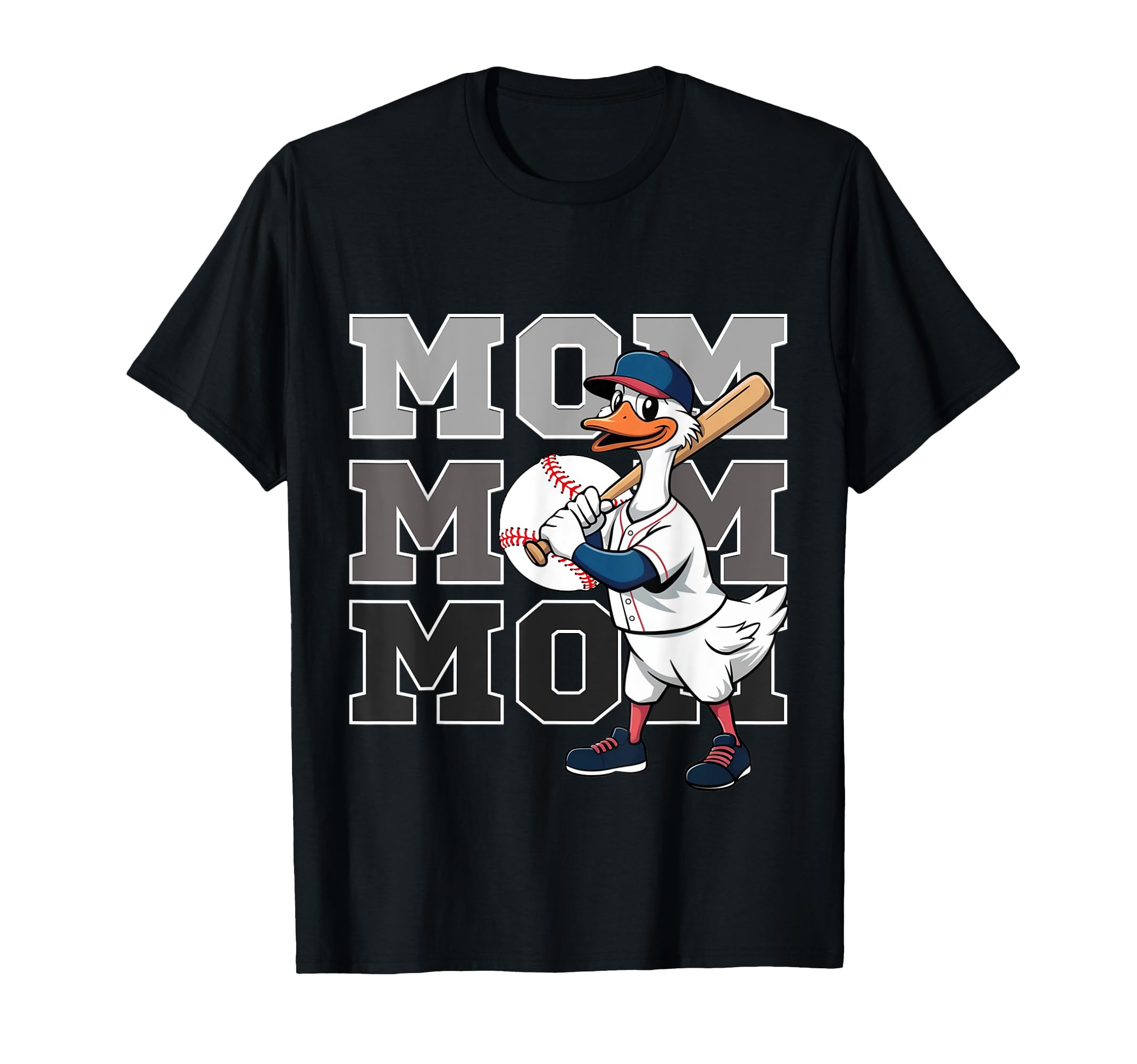 Baseball Mama Goose Funny Sports Mothers T-Shirt - Streetwear Style Unisex - T-Shirt, Sweatshirt, Hoodie