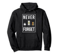 Never Forget Cassette Tape Hoodie - Graphic Print for Adults - T-Shirt, Sweatshirt, Hoodie