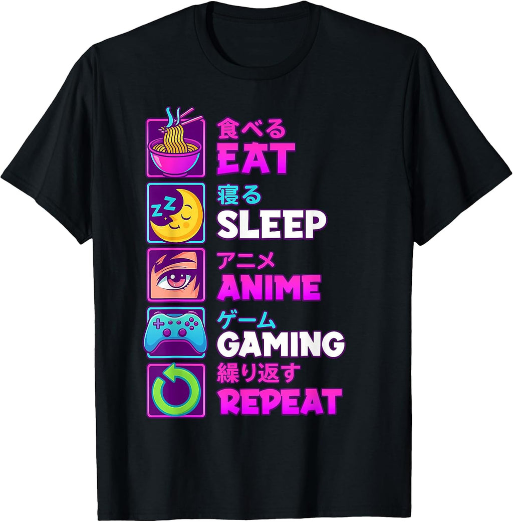 Kawaii Anime Manga Lovers Otaku Gamer Men Women - Adult & Kids T-Shirts, Sweatshirts & Hoodies apparel design preview 1