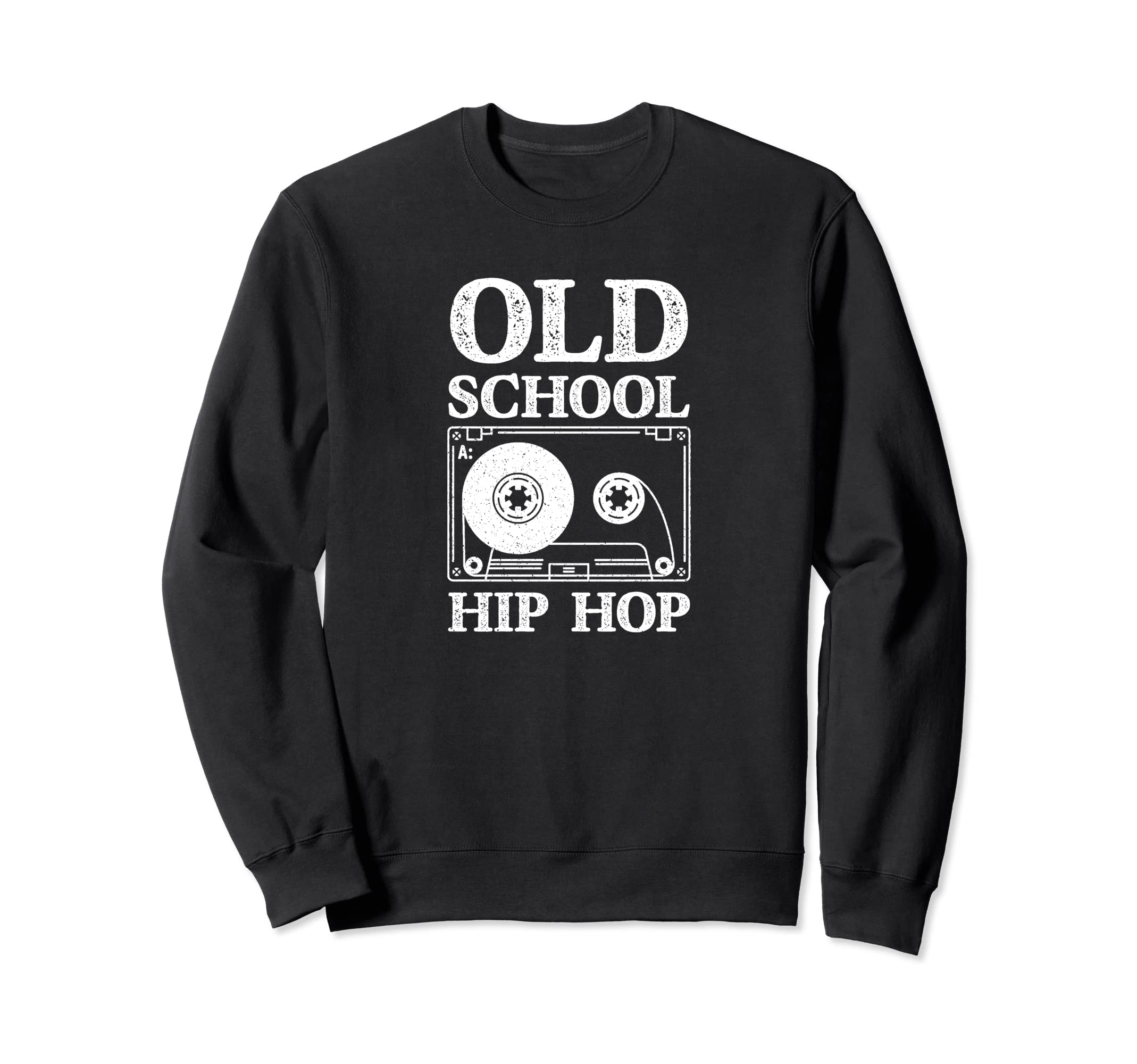 Old School Hip Hop Cassette Tape Sweatshirt - Streetwear Style for Adults - T-Shirt, Sweatshirt, Hoodie