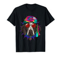 Tie Dye Hippie German Shorthaired T-Shirt - Custom Art Print Men Women - T-Shirt, Sweatshirt, Hoodie