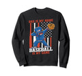 Baseball Dad Dad Is My Name Baseball Sweatshirt - Graphic Print for Adults - T-Shirt, Sweatshirt, Hoodie
