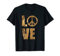 Hippie Peace Sign Love Peace T-Shirt - Unique Graphic Men Women - T-Shirt, Sweatshirt, Hoodie