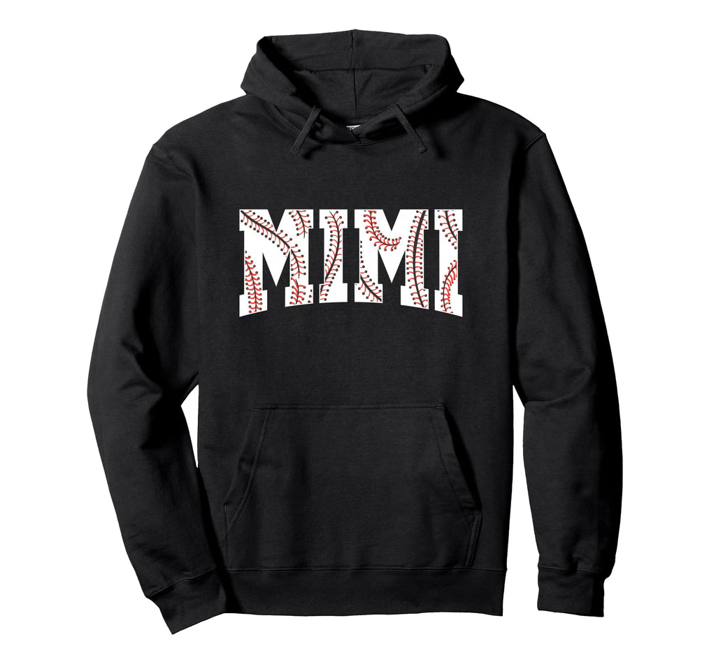Baseball Mimi Gift Game Day Grandma Hoodie - Novelty Apparel Unisex - T-Shirt, Sweatshirt, Hoodie