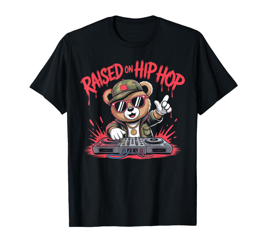 Camouflage Rapper Teddy Bear Camo 80S T-Shirt - Streetwear Style Men Women - T-Shirt, Sweatshirt, Hoodie