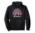 Eleven 11Th Birthday Rainbow Boho 11 Years Hoodie - Trendy Graphic Unisex - T-Shirt, Sweatshirt, Hoodie