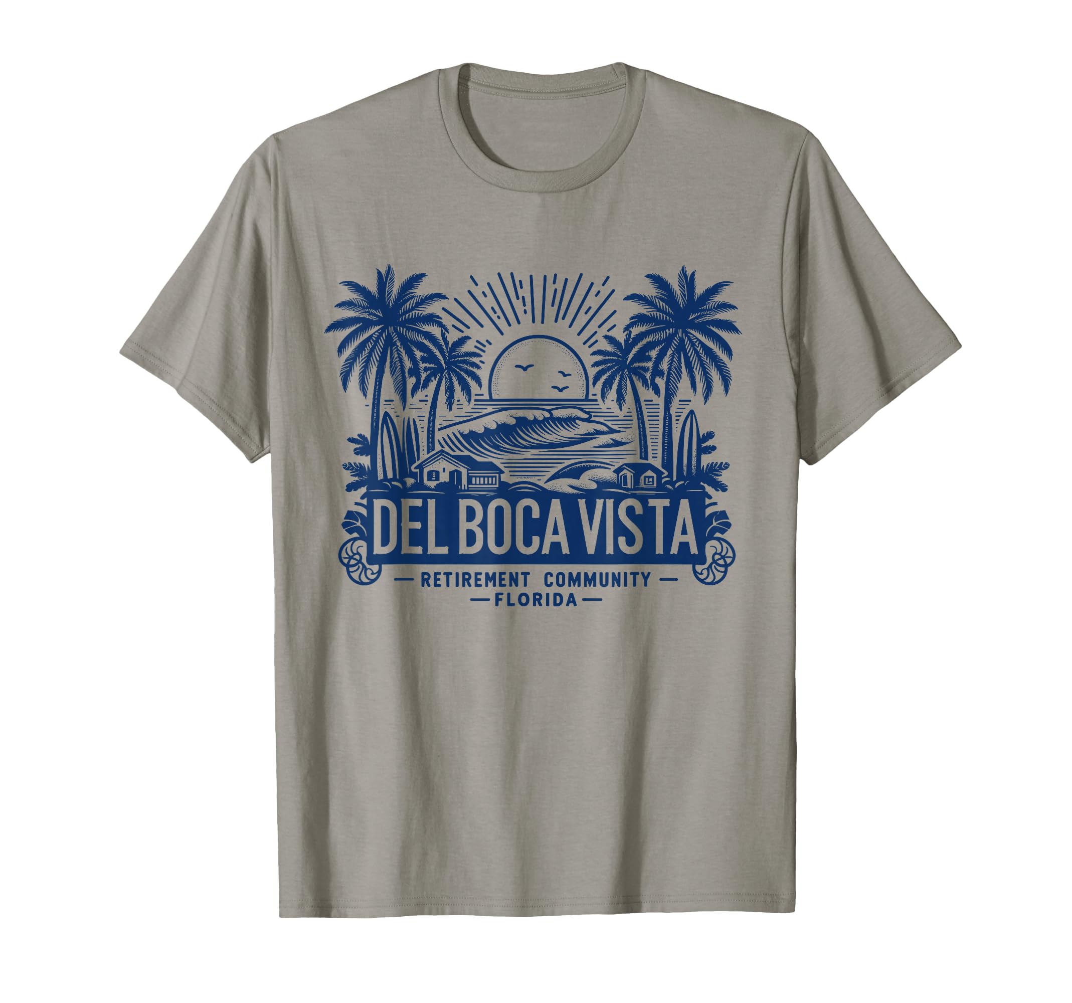 Del Boca Vista Sunset Florida T-Shirt - Streetwear Style Unisex - T-Shirt, Sweatshirt, Hoodie