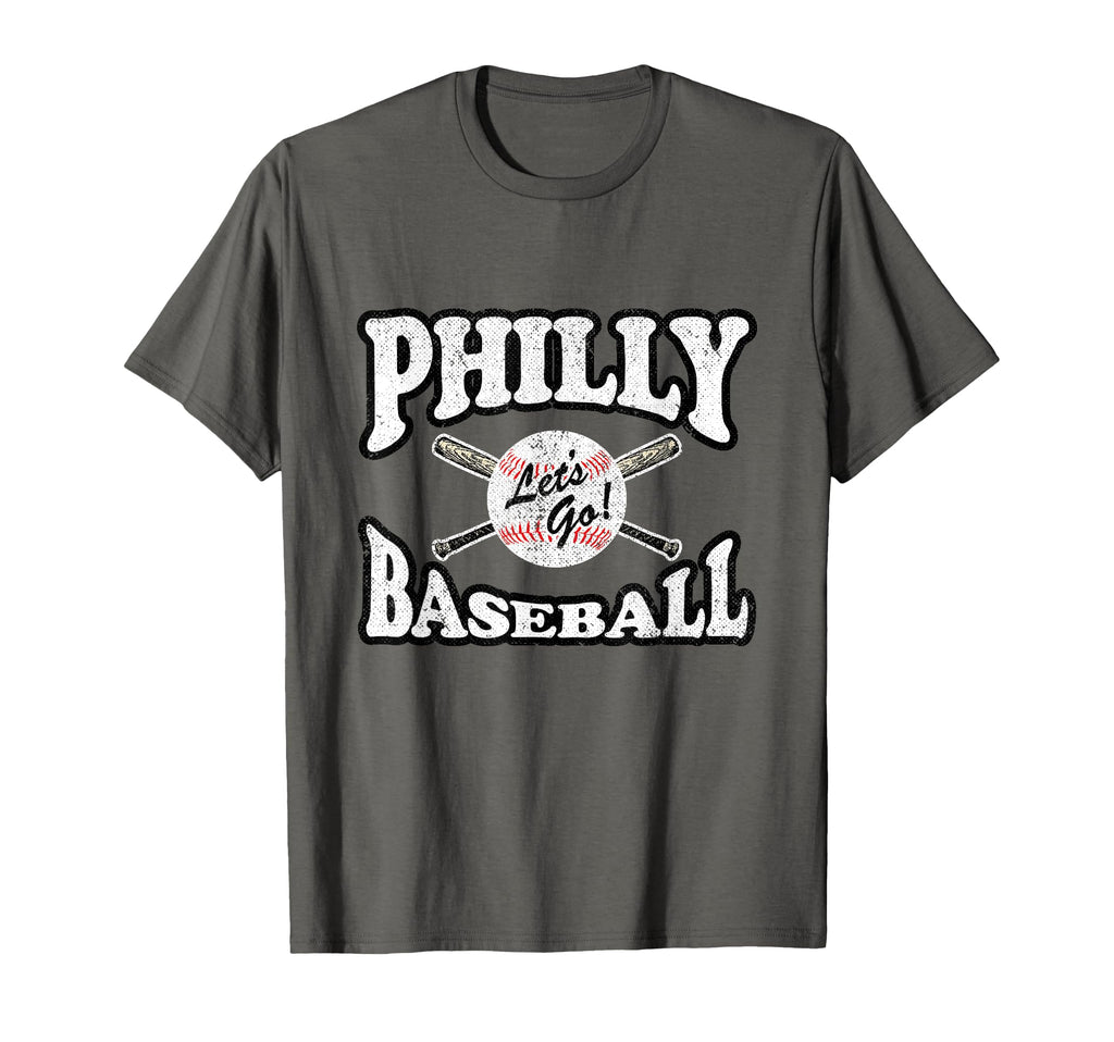 Philadelphia Baseball Distressed T-Shirt - Minimalist Print Unisex - T-Shirt, Sweatshirt, Hoodie