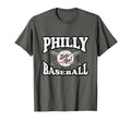 Philadelphia Baseball Distressed T-Shirt - Minimalist Print Unisex - T-Shirt, Sweatshirt, Hoodie