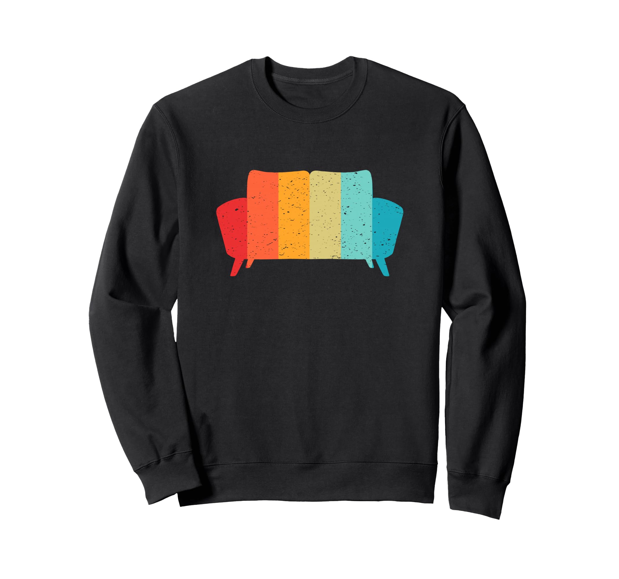 Couch Silhouette 70S 80S Sweatshirt - Aesthetic Graphic for Adults - T-Shirt, Sweatshirt, Hoodie