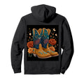 Cowboy Boots Galaxy Stars Floral Art Hoodie - Custom Art Print Men Women - T-Shirt, Sweatshirt, Hoodie