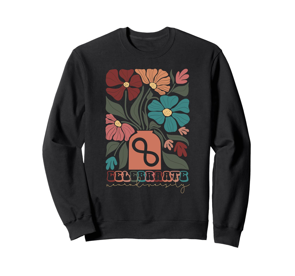 Autism Neurodiversity Sweatshirt - Casual Everyday Wear for Adults - T-Shirt, Sweatshirt, Hoodie